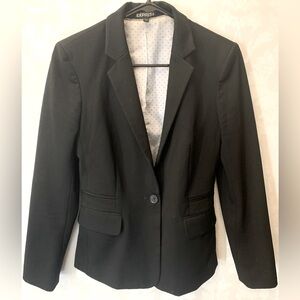 Express black long sleeve casual jacket